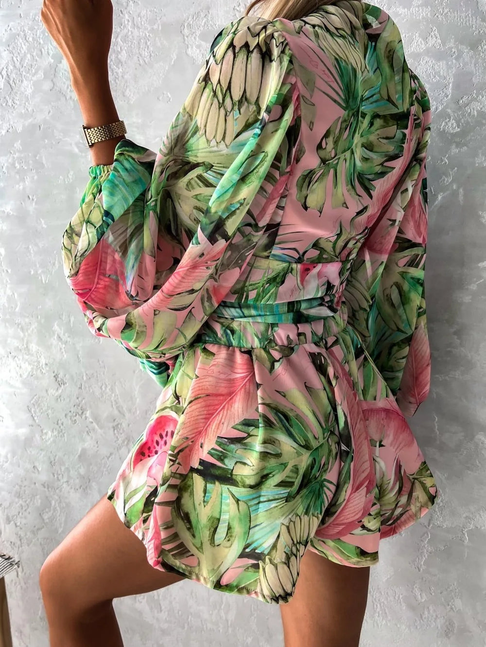 Inaya – Boho Summer Set with V Neck and Relaxed Fit
