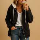 Sofia Women’s Fleece Hoodie – Zip Cardigan with Hood