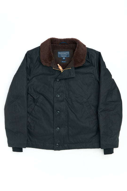 Kay Men’s Quilted Jacket – Fleece Collar Winter Casual Coat