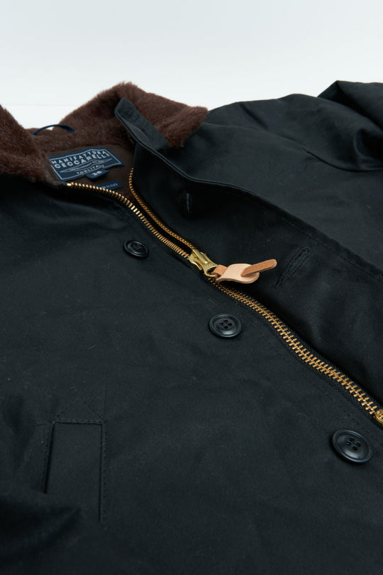 Kay Men’s Quilted Jacket – Fleece Collar Winter Casual Coat