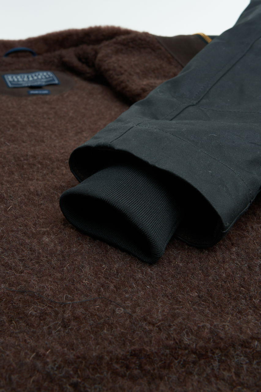 Kay Men’s Quilted Jacket – Fleece Collar Winter Casual Coat