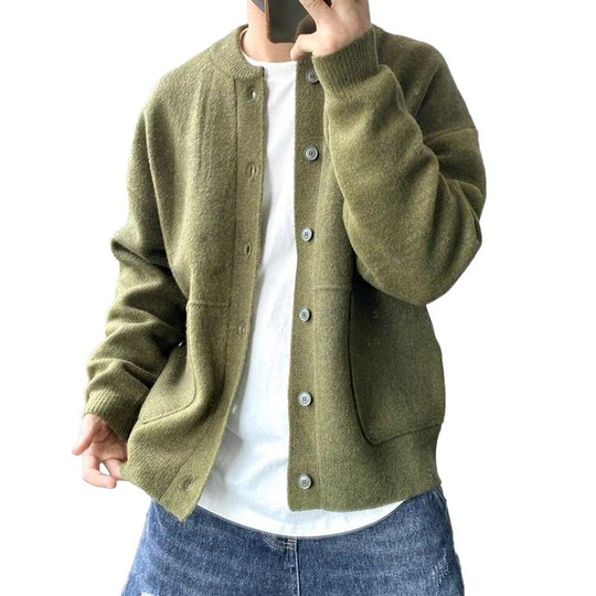 Taylor Men’s Cardigan – Button-Up Knit Sweater