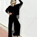 Cato – Damen zweiteiliger Strick-Loungewear-Set