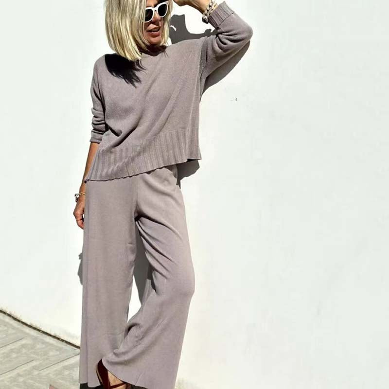 Cato – Women’s two-piece knit lounge set