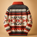 John heren gebreid jack – wintertrui met rits cardigan