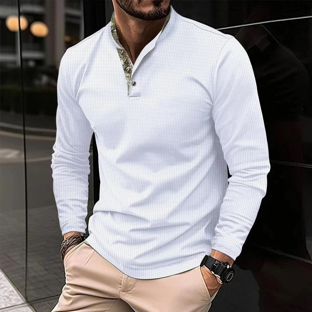 Elias | Men’s Long-Sleeve Polo Shirt – Stylish and Comfortable Fit