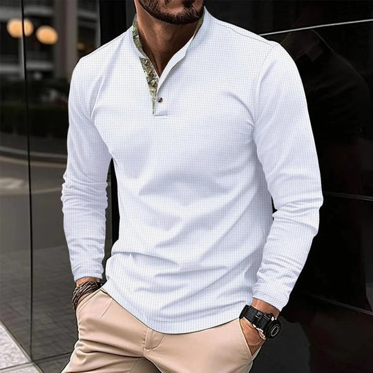 Elias | Men’s Long-Sleeve Polo Shirt – Stylish and Comfortable Fit