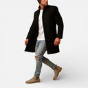 Barclay & Bloom | Men’s Wool Overcoat – Tailored Long Winter Coat