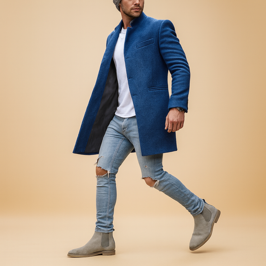 Barclay & Bloom | Herren Wollmantel – Maßgeschneiderter langer Wintermantel
