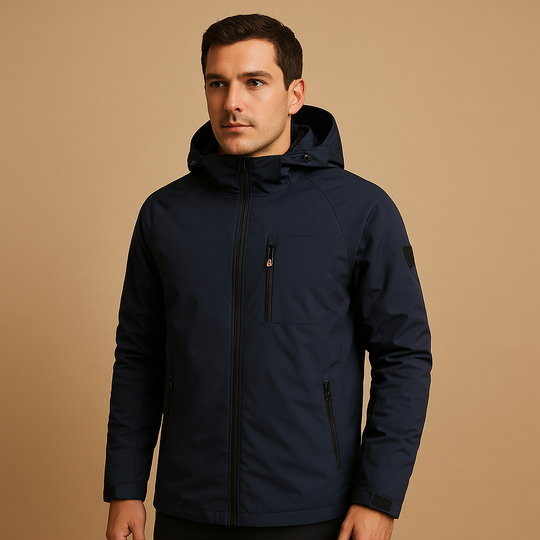 Rowan Men’s Softshell Jacket – Waterproof Hooded Outdoor Coat