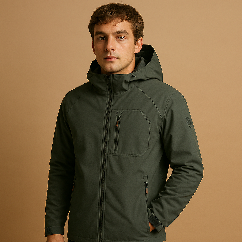 Rowan Men’s Softshell Jacket – Waterproof Hooded Outdoor Coat